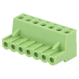 Regletă de conexiuni deconectabilă 5mm, 7 piste, mufă dreptă | Electronic-mag.ro | Componente Electronice