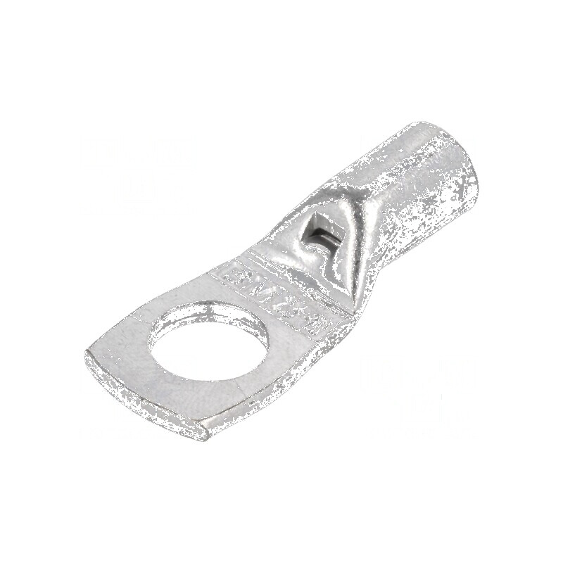 Vârf inelar tubular M10 25mm2 crimpat neizolat | Electronic-mag.ro | Componente Electronice