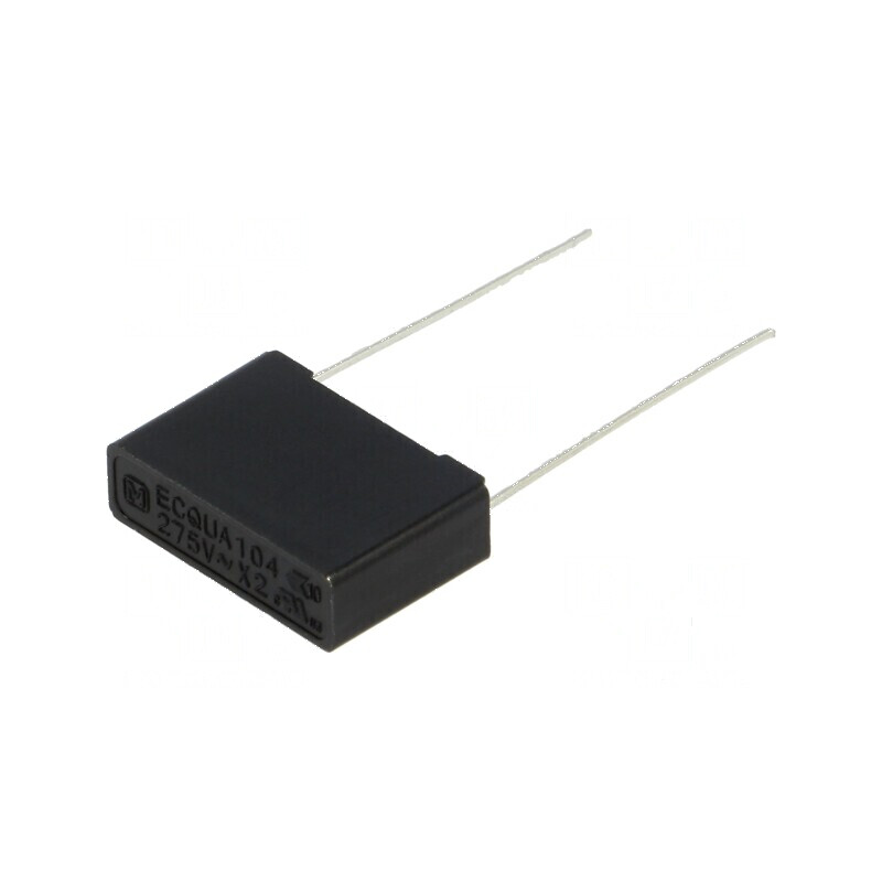Condensator polipropilenă ECQUA 0,1uF 17,5x12x5mm THT | Electronic-mag.ro | Componente Electronice