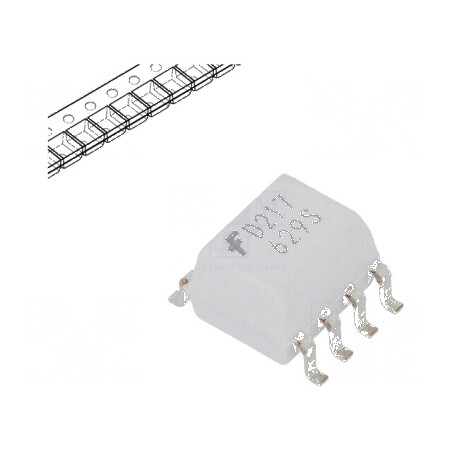 Optocuplor SMD 2 Canale 2,5kV cu Ieșire Tranzistori 100% CTR@1mA | Electronic-mag.ro | Componente Electronice
