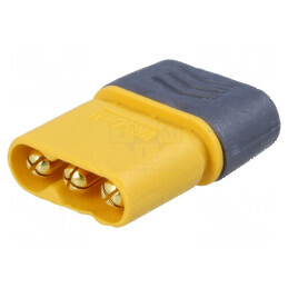 Conector alimentare DC MR30 tată PIN 3 cablu lipire | Electronic-mag.ro | Componente Electronice