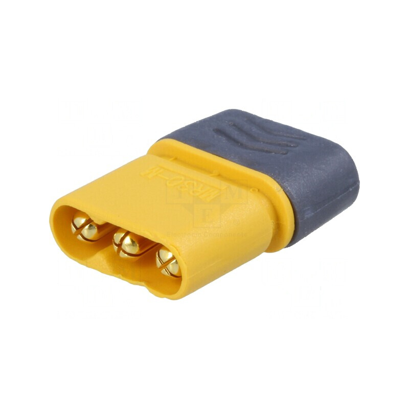 Conector alimentare DC MR30 tată PIN 3 cablu lipire | Electronic-mag.ro | Componente Electronice Conector alimentare DC MR30 tată PIN 3 cablu lipire | Electronic-mag.ro | Componente Electronice