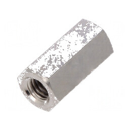 Piuliță distanțieră filetată M6 hexagonală 20mm | Electronic-mag.ro | Componente Electronice