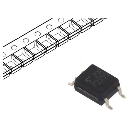Optocuplor SMD 3,75kV SO6 - Ch: 1 OUT: Totem Pole 25kV/μs | Electronic-mag.ro | Componente Electronice