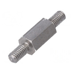 Piuliță distanțieră filetată 12mm M4 hexagonală | Electronic-mag.ro | Componente Electronice