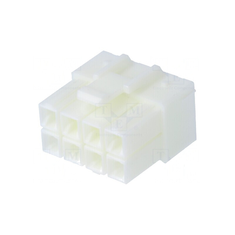 Conector cablu-cablu/PCB mufă mamă 8 pini fără contacte 6,2mm | Electronic-mag.ro | Componente Electronice