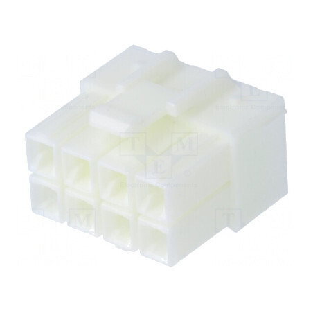 Conector cablu-cablu/PCB mufă mamă 8 pini fără contacte 6,2mm | Electronic-mag.ro | Componente Electronice