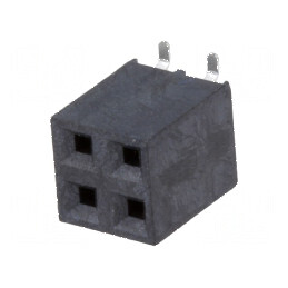 Conector şiruri pini soclu mamă 4 pini 2,54mm SMT | Electronic-mag.ro | Componente Electronice