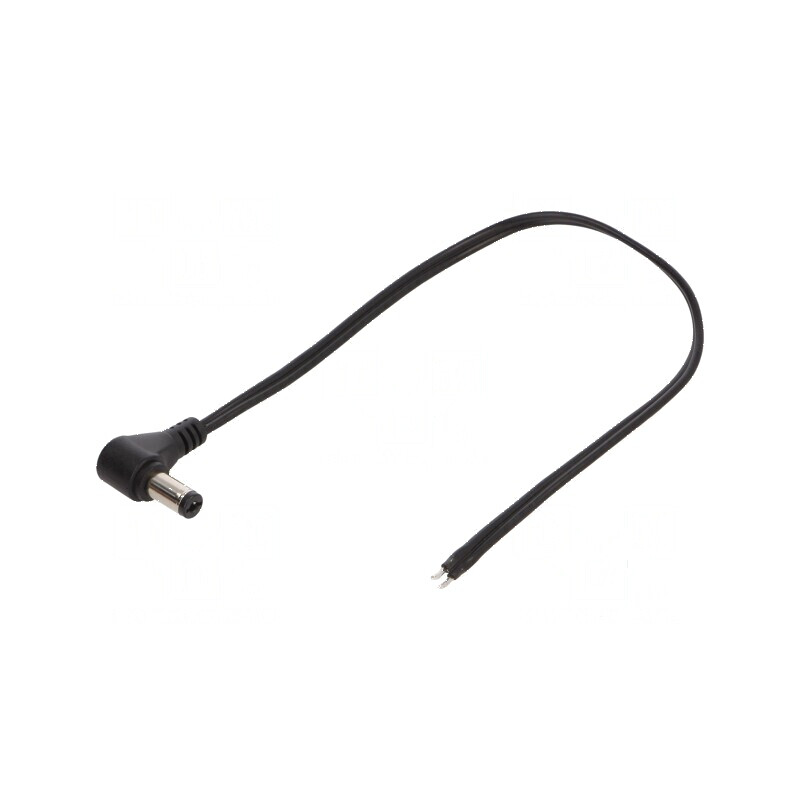 Cablu 2x0,5mm2 DC 5,5/2,1 mufa unghi negru 0,25m | Electronic-mag.ro | Componente Electronice Cablu 2x0,5mm2 DC 5,5/2,1 mufa unghi negru 0,25m | Electronic-mag.ro | Componente Electronice