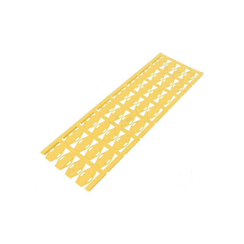 Etichetă poliamidă 66 galbenă 7÷40mm -50÷120°C VT SFX | Electronic-mag.ro | Componente Electronice