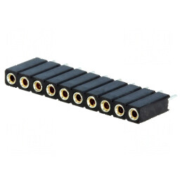 Conector şiruri pini soclu mamă 10 contacte întoarse | Electronic-mag.ro | Componente Electronice