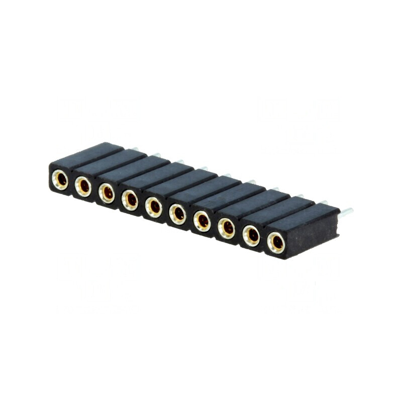Conector şiruri pini soclu mamă 10 contacte întoarse | Electronic-mag.ro | Componente Electronice