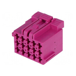 Conector dreptunghiular JPT mamă cablu 15 pini 5mm | Electronic-mag.ro | Componente Electronice