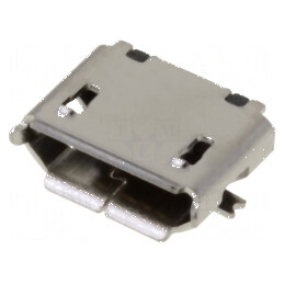 Conector USB B Micro Soclu SMT 5 PIN Aurit USB 2.0 | Electronic-mag.ro | Componente Electronice