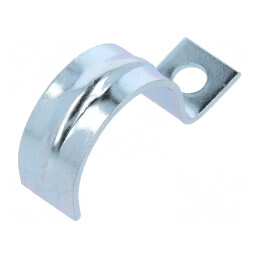 Clemă montată cu şurub 28mm pentru orificiu de montare 6mm, lățime 14mm | Electronic-mag.ro | Componente Electronice