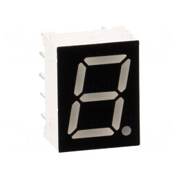 Afișaj LED 7 segmente 9,9mm roșu 40mcd | Electronic-mag.ro | Componente Electronice