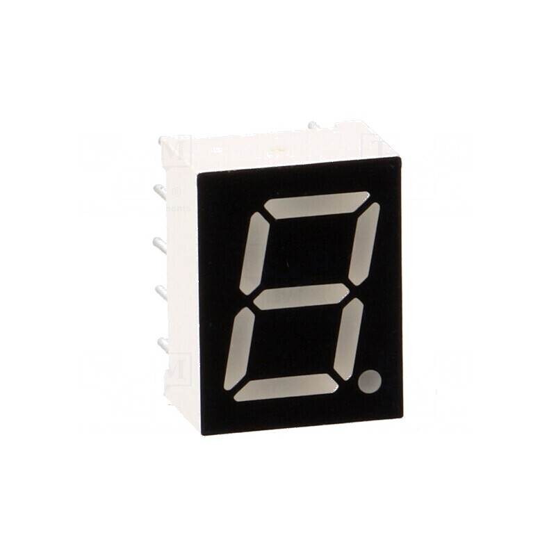 Afișaj LED 7 segmente 9,9mm roșu 40mcd | Electronic-mag.ro | Componente Electronice Afișaj LED 7 segmente 9,9mm roșu 40mcd | Electronic-mag.ro | Componente Electronice