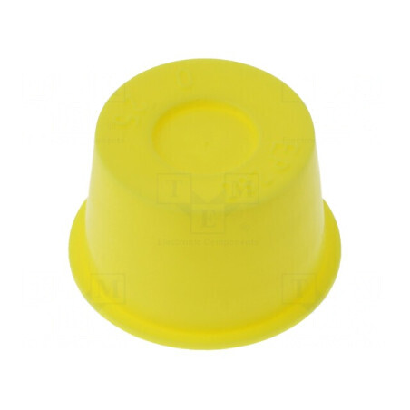 Obturator Corp Galben Diametru 31,1mm Înălțime 19mm PE-LLD Rotund | Electronic-mag.ro | Componente Electronice