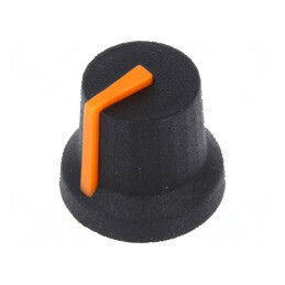 Buton rotativ cu indicator din plastic, 6mm, Ø16,8x14,5mm | Electronic-mag.ro | Componente Electronice