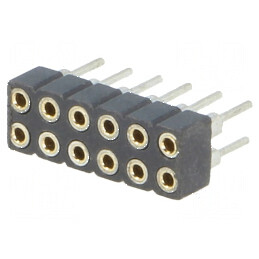 Conector şiruri pini soclu mamă 12 PIN 2mm THT 2x6 | Electronic-mag.ro | Componente Electronice