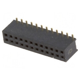 Conector şiruri pini soclu mamă 24 PIN 1,27mm SMT 2x12 | Electronic-mag.ro | Componente Electronice