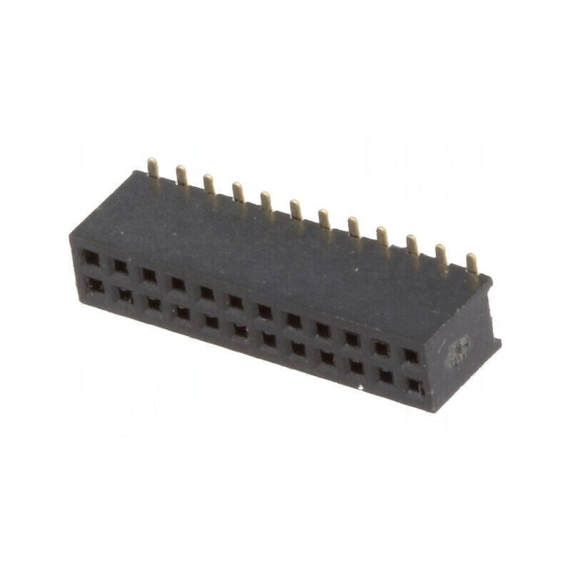 Conector şiruri pini soclu mamă 24 PIN 1,27mm SMT 2x12 | Electronic-mag.ro | Componente Electronice Conector şiruri pini soclu mamă 24 PIN 1,27mm SMT 2x12 | Electronic-mag.ro | Componente Electronice