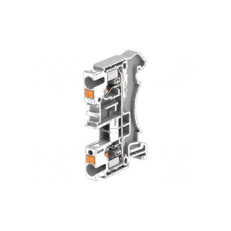 Term. îmbinare de șine 0,2-4mm² 1 borne 2 gri 5,1mm | Electronic-mag.ro | Componente Electronice