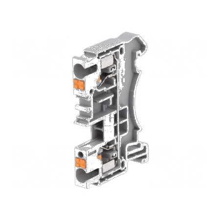 Term. îmbinare de șine 0,2-4mm² 1 borne 2 gri 5,1mm | Electronic-mag.ro | Componente Electronice
