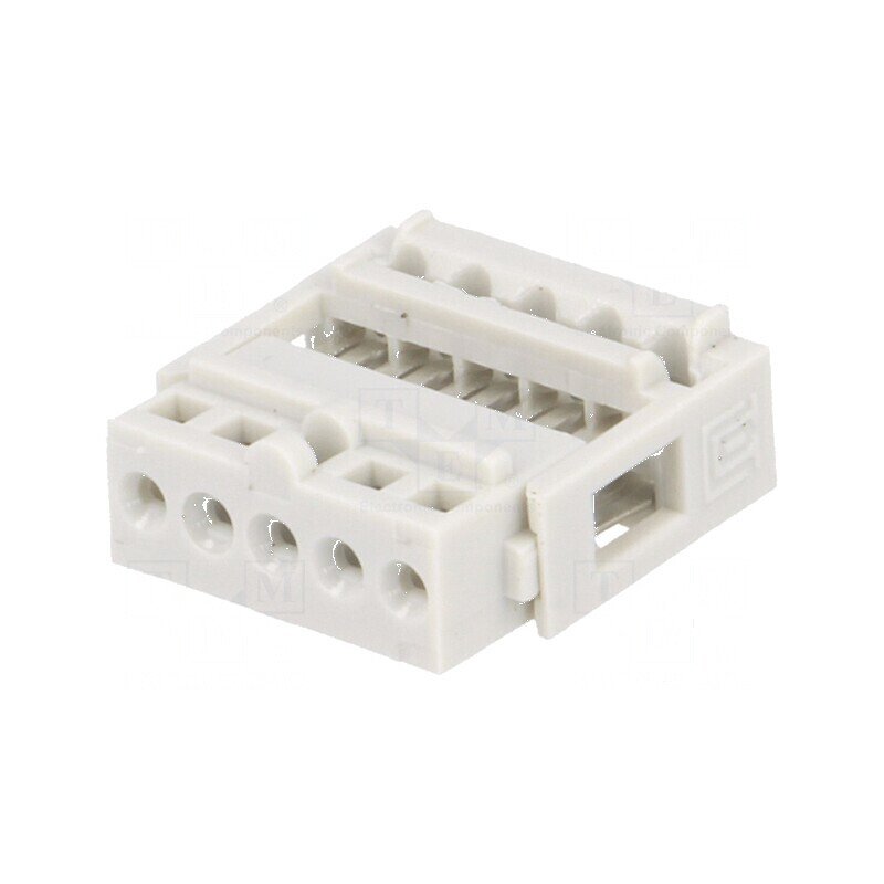 Conector IDC mufă mamă 5 PIN 2,54mm THT cositorit | Electronic-mag.ro | Componente Electronice Conector IDC mufă mamă 5 PIN 2,54mm THT cositorit | Electronic-mag.ro | Componente Electronice