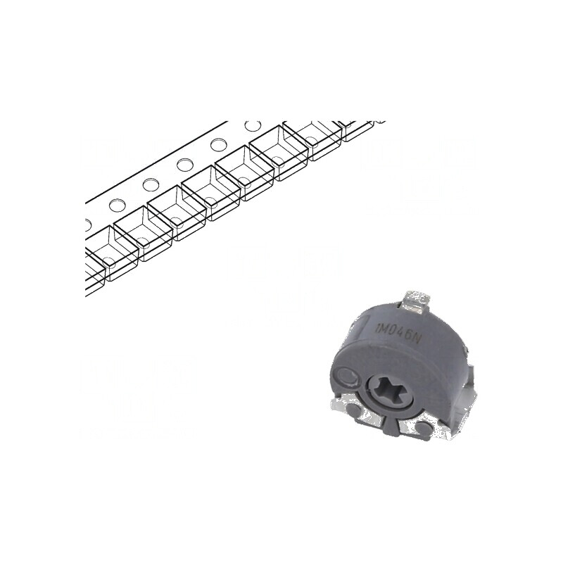 Potenţiometru orizontal 1MΩ 100mW montare singură tură | Electronic-mag.ro | Componente Electronice Potenţiometru orizontal 1MΩ 100mW montare singură tură | Electronic-mag.ro | Componente Electronice