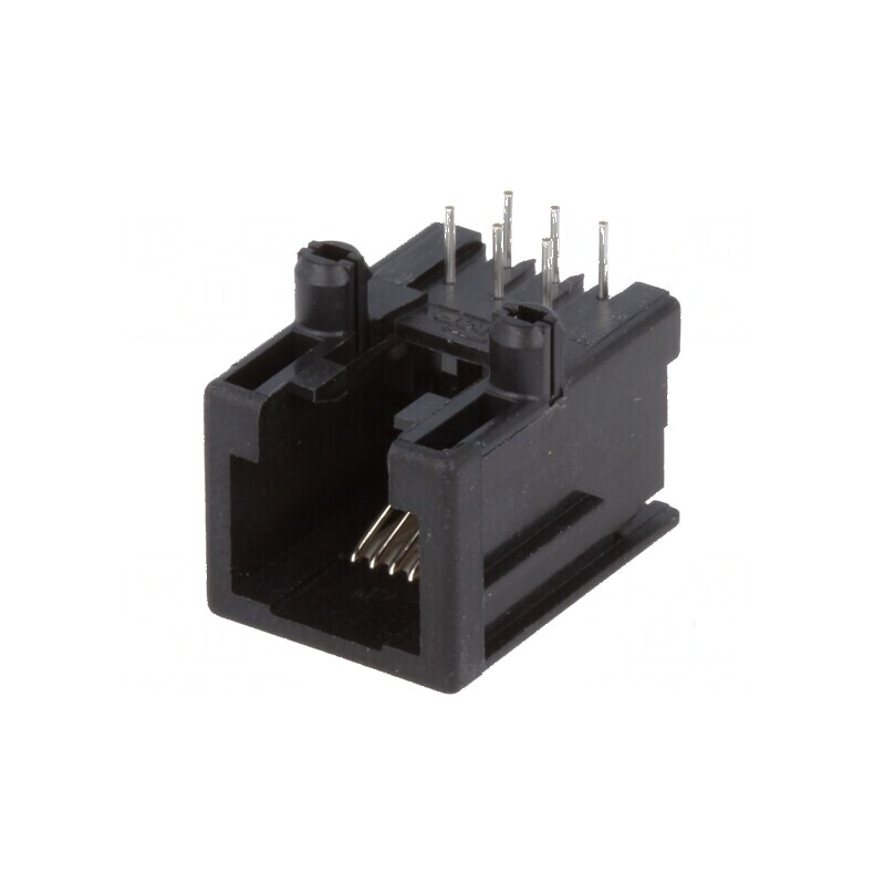 Conector RJ12 soclu 6 pini 6p6c THT | Electronic-mag.ro | Componente Electronice Conector RJ12 soclu 6 pini 6p6c THT | Electronic-mag.ro | Componente Electronice
