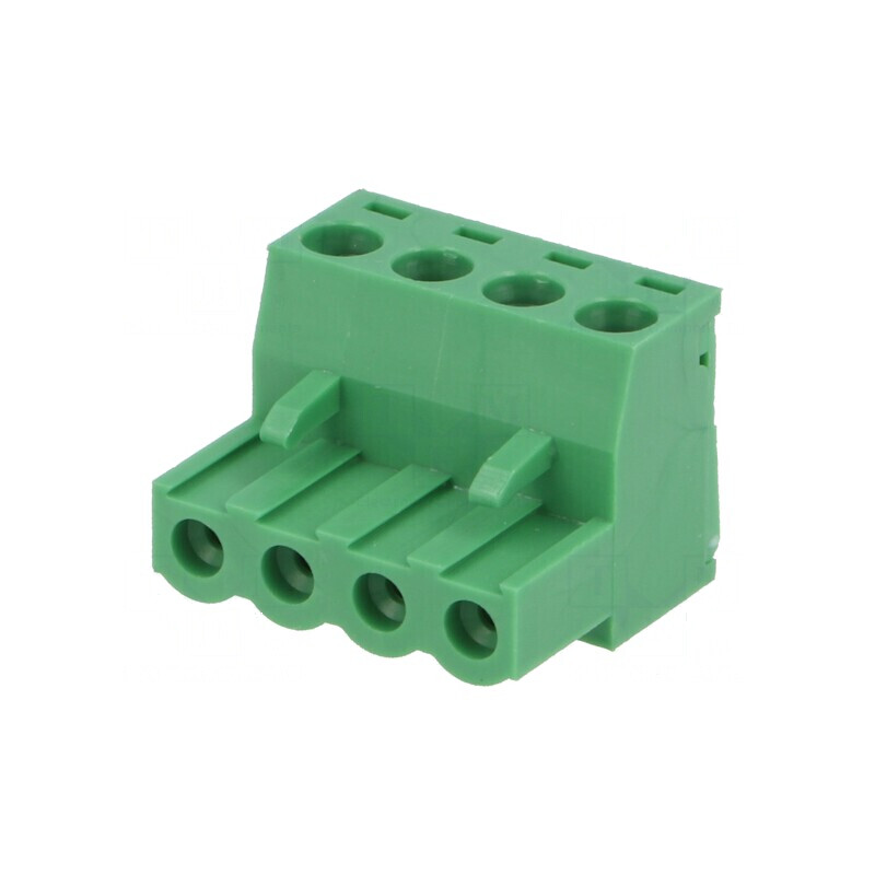 Regletă de conexiuni deconectabilă 5,08mm, 4 piste | Electronic-mag.ro | Componente Electronice
