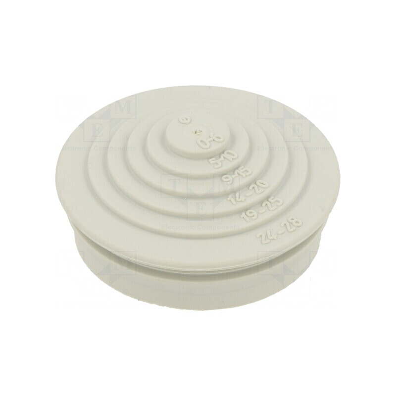Manșon elastomer TPE gri deschis pentru cablu Ø0-28mm | Electronic-mag.ro | Componente Electronice Manșon elastomer TPE gri deschis pentru cablu Ø0-28mm | Electronic-mag.ro | Componente Electronice