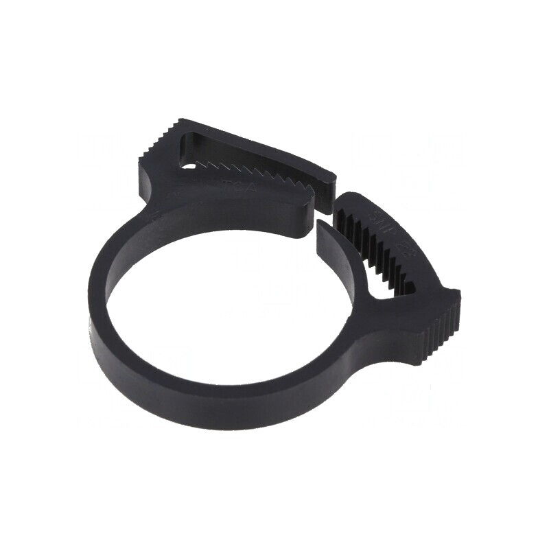 Clipsuri Øbuclă poliamidă neagră 23,7mm W: 6mm -40÷105°C | Electronic-mag.ro | Componente Electronice