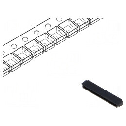 Conector cablu-placă DF52 SMT PIN 17 soclu PCB tată | Electronic-mag.ro | Componente Electronice