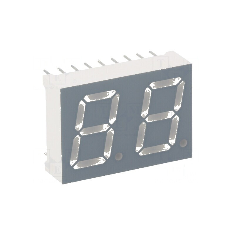 Afișaj LED 7 segmente 13,2mm 0,52 roșu catod 2 nr. | Electronic-mag.ro | Componente Electronice Afișaj LED 7 segmente 13,2mm 0,52 roșu catod 2 nr. | Electronic-mag.ro | Componente Electronice