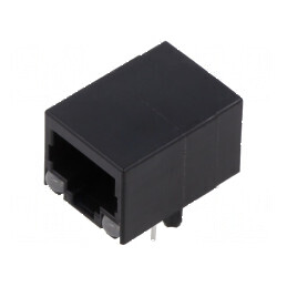 Conector RJ45 soclu 8p8c cu diodă LED THT | Electronic-mag.ro | Componente Electronice