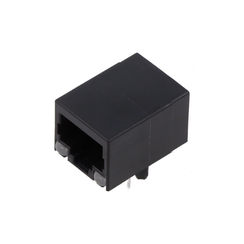 Conector RJ45 soclu 8p8c cu diodă LED THT | Electronic-mag.ro | Componente Electronice Conector RJ45 soclu 8p8c cu diodă LED THT | Electronic-mag.ro | Componente Electronice