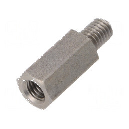 Piuliță distanțieră filetată 15mm M5 | Electronic-mag.ro | Componente Electronice