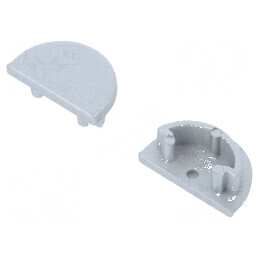 Obturator LED profil argintiu 2 buc ABS ARC12 | Electronic-mag.ro | Componente Electronice
