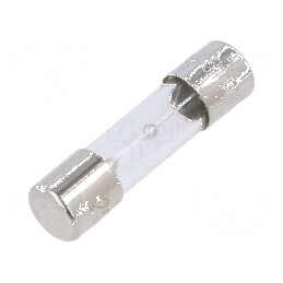 Siguranţă întârziere 7A 250VAC sticlă 5x20mm alamă | Electronic-mag.ro | Componente Electronice
