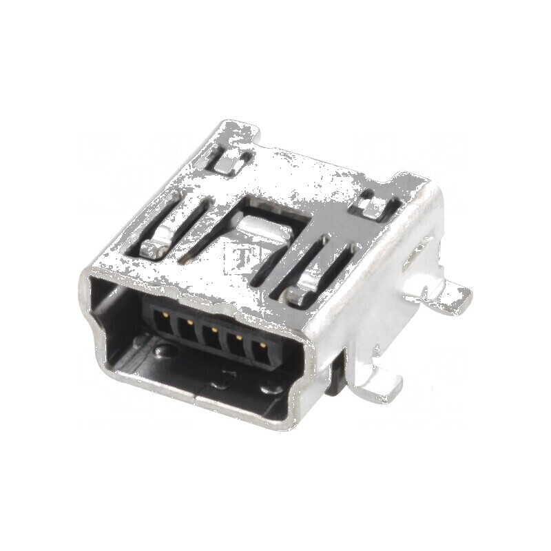 Conector USB B Mini Soclu SMT 5 PIN Orizontale | Electronic-mag.ro | Componente Electronice