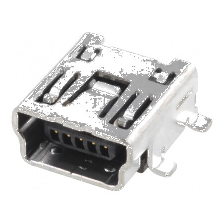 Conector USB B Mini Soclu SMT 5 PIN Orizontale | Electronic-mag.ro | Componente Electronice