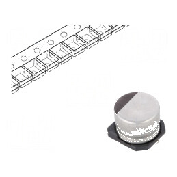 Condensator electrolitic low ESR SMD 470uF 35V Ø10x13,5mm | Electronic-mag.ro | Componente Electronice