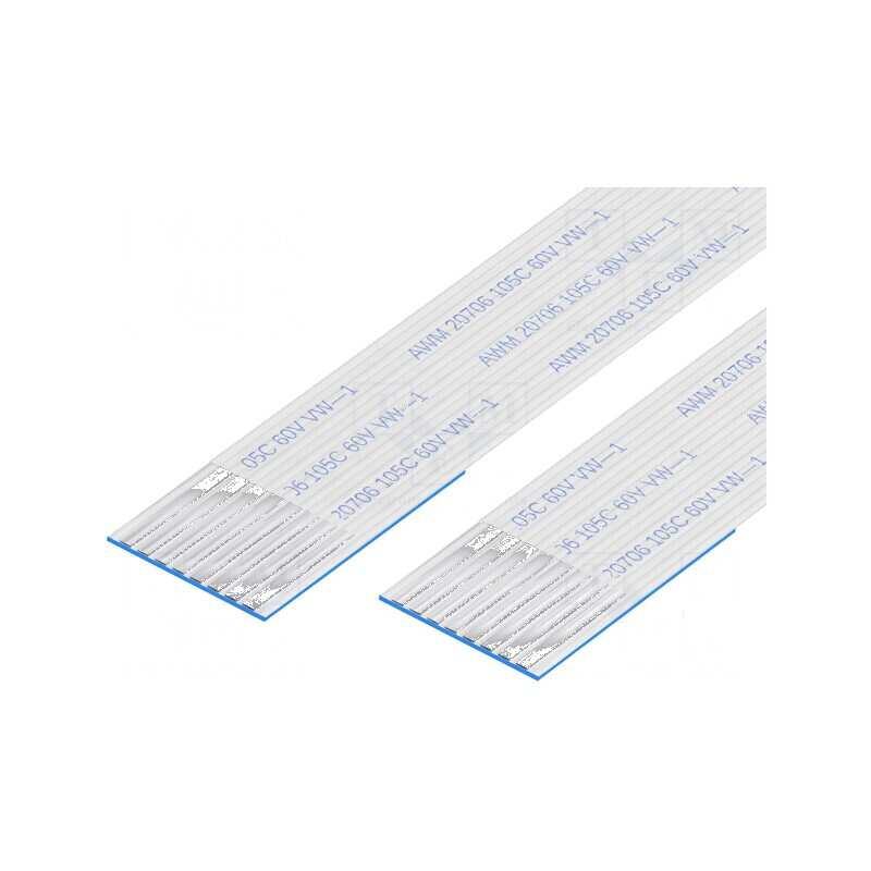 Bandă FFC Fire 8 P.cablu 1mm cu contacte pe aceeaşi parte | Electronic-mag.ro | Componente Electronice