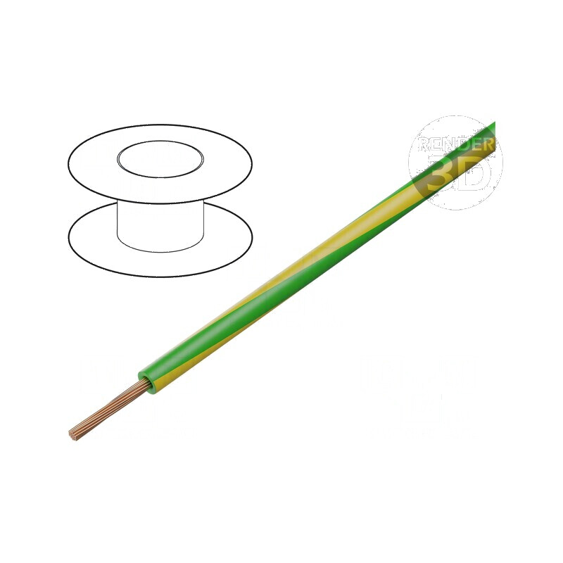 Cablu BETAtherm® 155 1x0,5mm² litat Cu galben-verde 600V | Electronic-mag.ro | Componente Electronice
