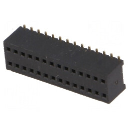 Conector şiruri pini soclu mamă 28 PIN 1,27mm SMT 2x14 | Electronic-mag.ro | Componente Electronice