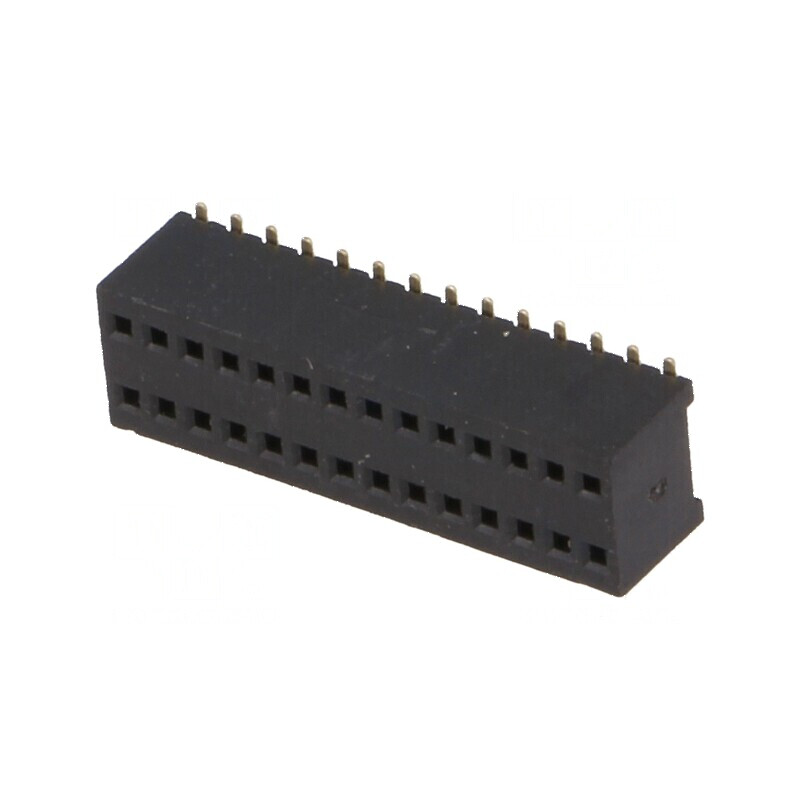 Conector şiruri pini soclu mamă 28 PIN 1,27mm SMT 2x14 | Electronic-mag.ro | Componente Electronice Conector şiruri pini soclu mamă 28 PIN 1,27mm SMT 2x14 | Electronic-mag.ro | Componente Electronice