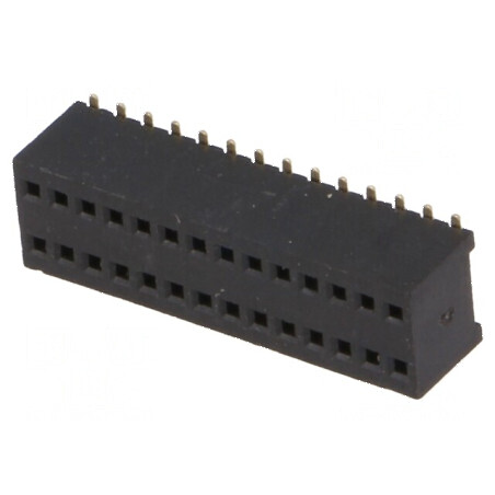 Conector şiruri pini soclu mamă 28 PIN 1,27mm SMT 2x14 | Electronic-mag.ro | Componente Electronice