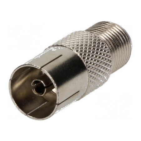 Adaptor F soclu coaxial 9,5mm pentru priză | Electronic-mag.ro | Componente Electronice